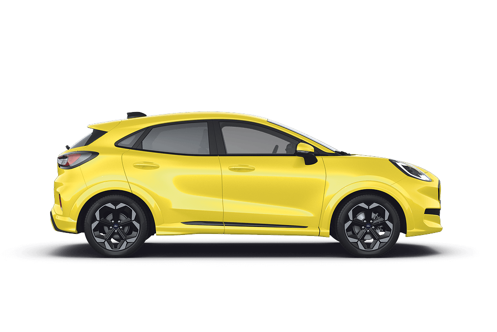 Egy Ford Puma Gen-E oldalnézete